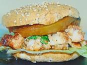 Receta Casera Hamburguesa gambas ajillo