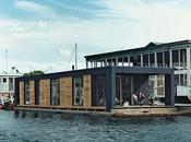 Minimalismo casa flotante Copenhague