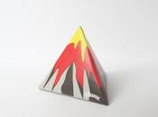 Este packaging Kleenex forma volcán realmente genial