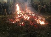 Fiesta Noche Antón Jaén. Lumbres Carrera Urbana Internacional