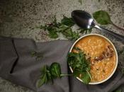 Dhal vegano lentejas rojas, sencilla receta india