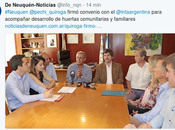 Quiroga firmó convenio INTA para acompañar desarrollo huertas comunitarias familiares