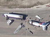 verdadera historia accidente avión Google Maps