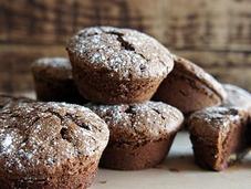 Muffins cacao fruta