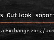 Clientes Outlook soportados Exchange 2013 2016