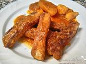 Costillas adobo patatas