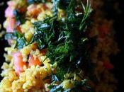 Curry bulgur salmón [falso kedgeree]