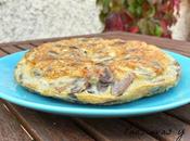 Tortilla champiñones (tradicional Thermomix)