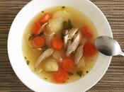 Rica Sopa pollo: ideal para combatir resfriados