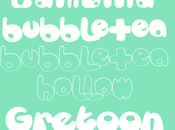 Tipografías verano: fuentes tipo "bubble"