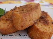 Torrijas dulce leche