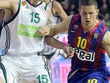 Lakovic triples rescatan Barça ante Panathinaikos Diamantidis estelar (83-82)