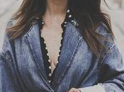 Denim trench