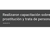 Realizaron capacitación sobre prostitución trata personas