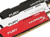 HyperX expande líneas productos FURY DDR4 Impact