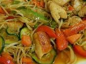 Cómo hacer chop suey pollo verduras