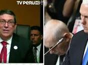 Bruno Rodríguez responde Mike Pence Cumbre Lima video]