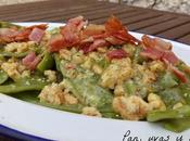 Ensalada judías verdes bacon nueces