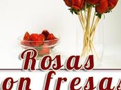 Como hacer rosas fresas para tartas