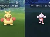 Nuevo evento Pokémon nuevos shiny: Meditite Makuhita