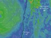 inusual fenómeno climático cerca costas Chile