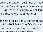 IAPG PERU CONVOCATORIA: reunión Mayo comité MinerLima2018