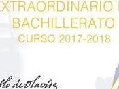 Premio extraordinario Bachillerato Curso 2017-2018