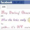 Diseña letras para Chat Facebook Fonselt