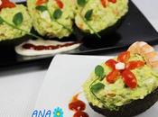 Aguacates rellenos langostinos Thermomix
