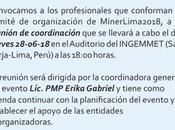 MinerLima2018: Reunión coordinación JUNIO INGEMMET