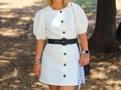 White Buttoned Dress