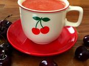 Gazpacho cerezas, tomate almendra