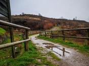 Caminando bajo lluvia