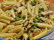 Macarrones pollo crema