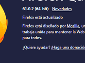 Firefox 61.0.2 está listo nueva característica para Windows