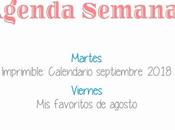 Agenda Semanal 27/08 2/09