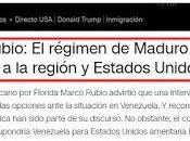 Paranoia intervención militar Venezuela