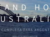 Visa Work Holiday Australia para argentinos