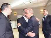 Danilo acude funeraria ofrecer pésame familiares Cesar Medina.