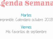 Agenda Semanal 24/09 30/09