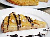 Pastel pan, manzana pera
