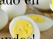 Como pelar huevo cocido,en SEGUNDOS! Fácil rápido