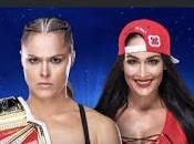 Ronda Rousey Nikki Bella ensayando mucho lucha