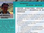 CURSO: ANALISIS ESTRUCTURAL APLICADO EXPLORACIÓN DESARROLLO RECURSOS MINERALES José Macharé 21NOV.