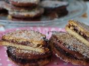 Galletas rellenas flan chocolate