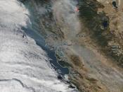EEUU: imagen satélite humo incendios forestales California (17-11-2018)