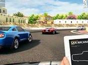 'Real Racing HD', iPad como volante mientras carretera televisor