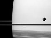 Saturno cortado sombras