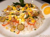 Ensalada arroz sencilla