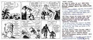 Niño manda postal Immonen devuelven mini-cómic Capitán América